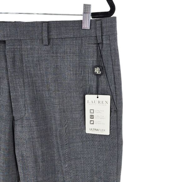 Lauren Ralph Lauren Men's Stretch Wool Suit Pants - 36W x 30L - Picture 2 of 6